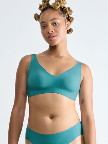 SLOGGI T-shirt BH 'Zero Feel 2.0' in Blauw: voorkant