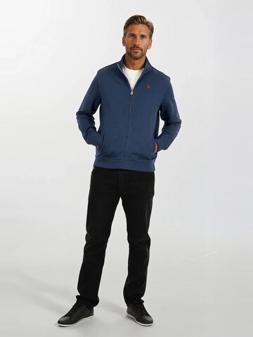 U.S. POLO ASSN. Sweat jacket in Blue