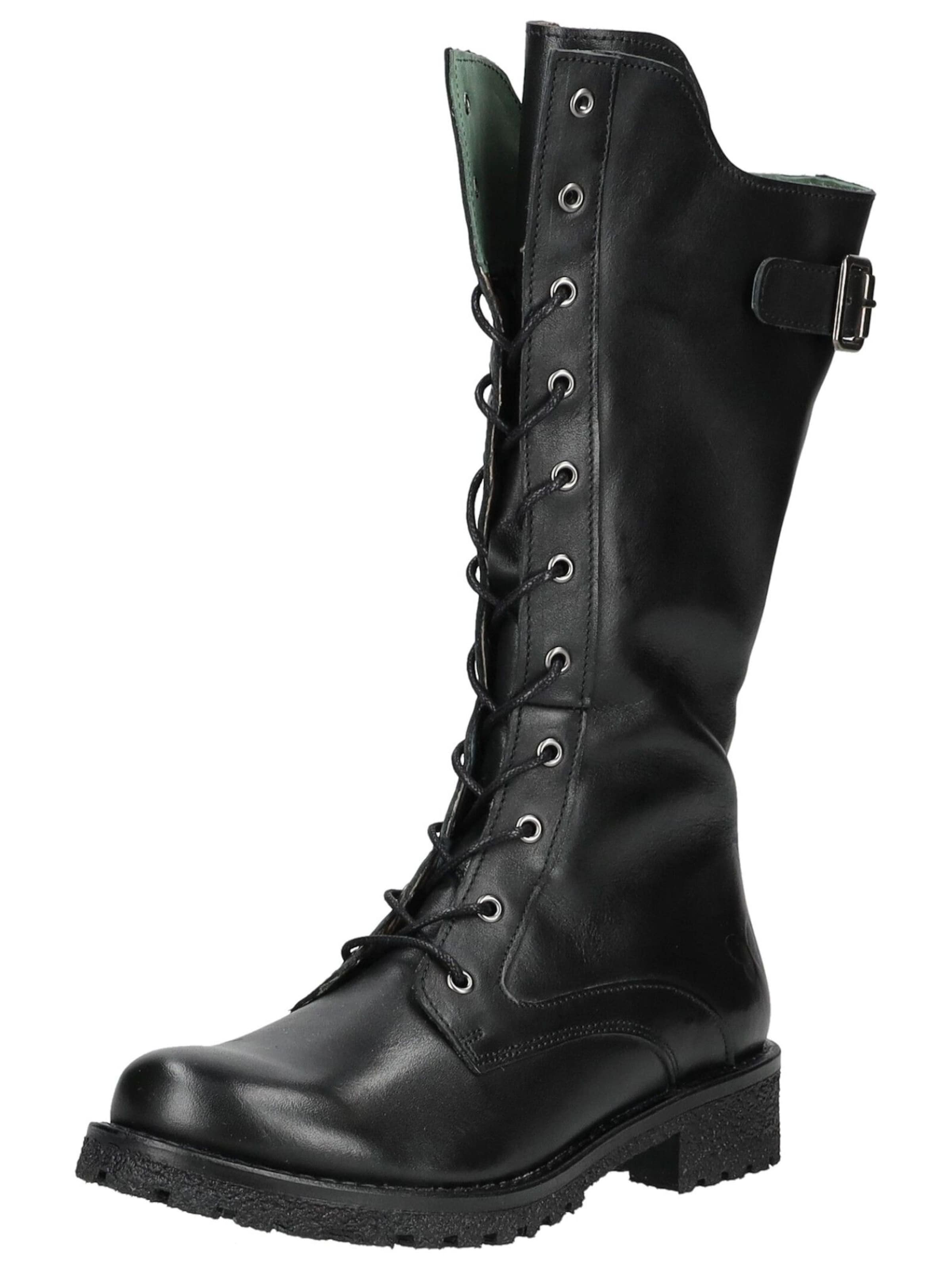 FELMINI Veterlaarzen 'CASTER E331' in Zwart: voorkant