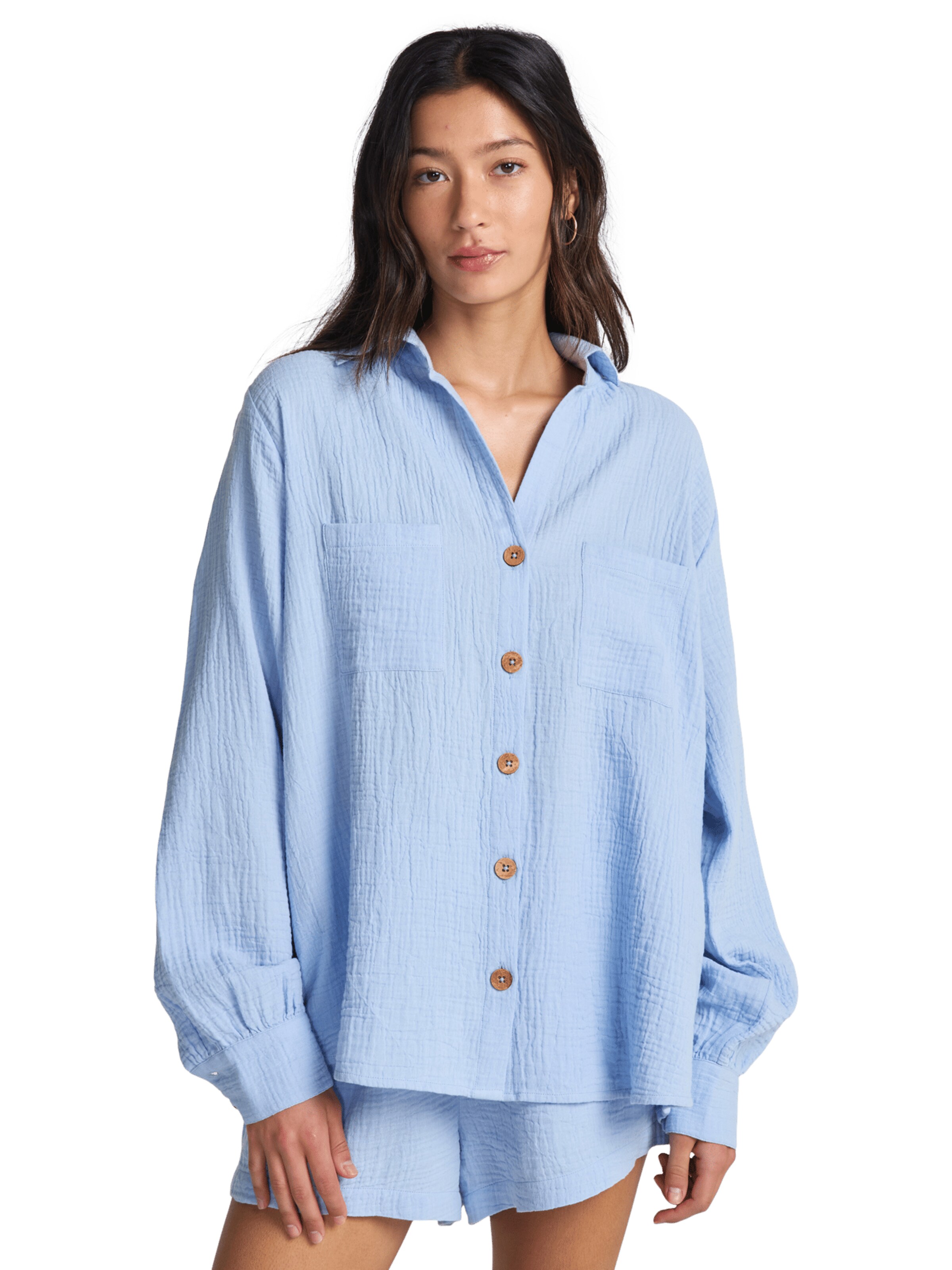 BILLABONG Blouse 'Swell' in Blue: front