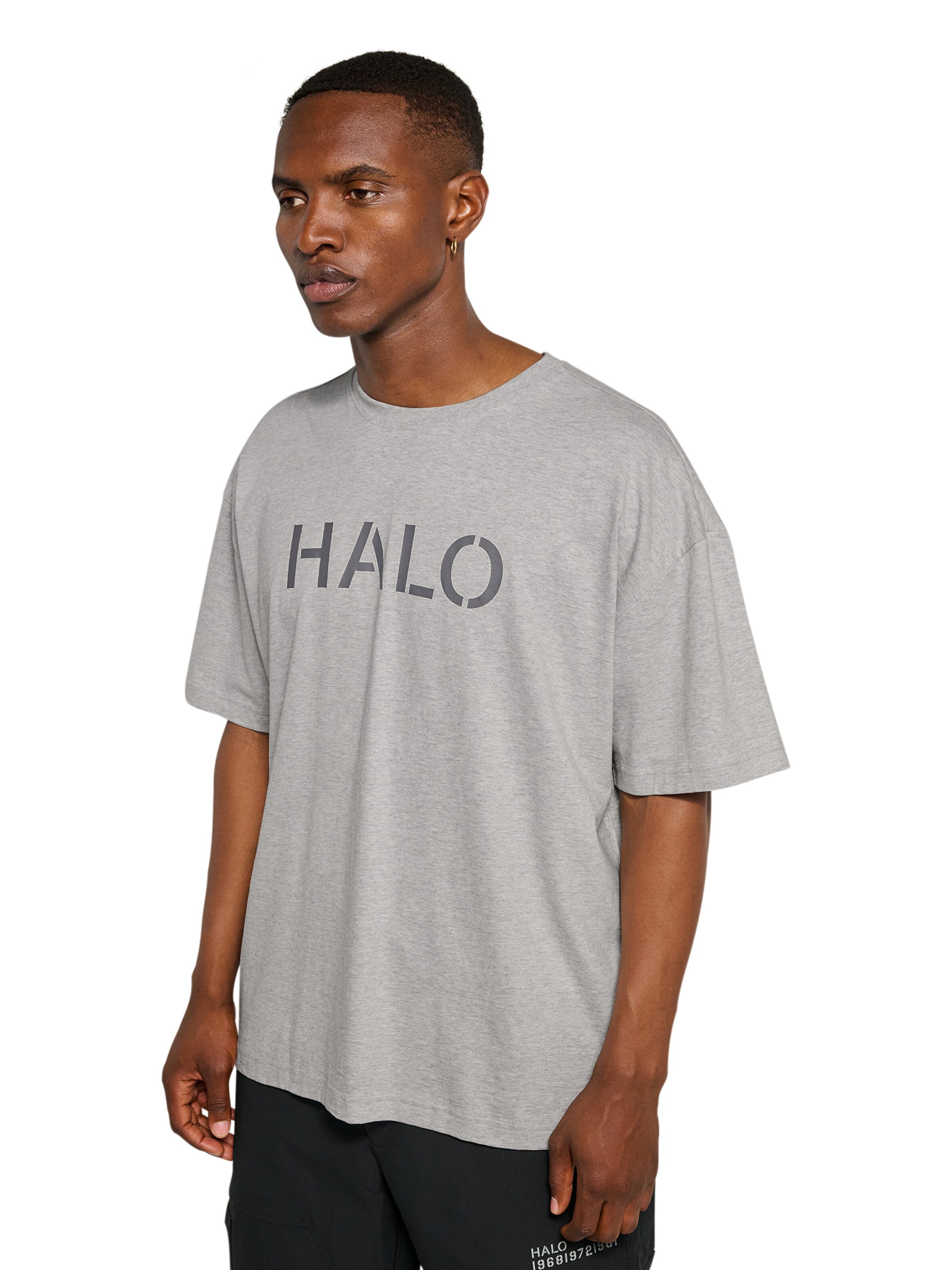 HALO Shirt in Grijs: voorkant