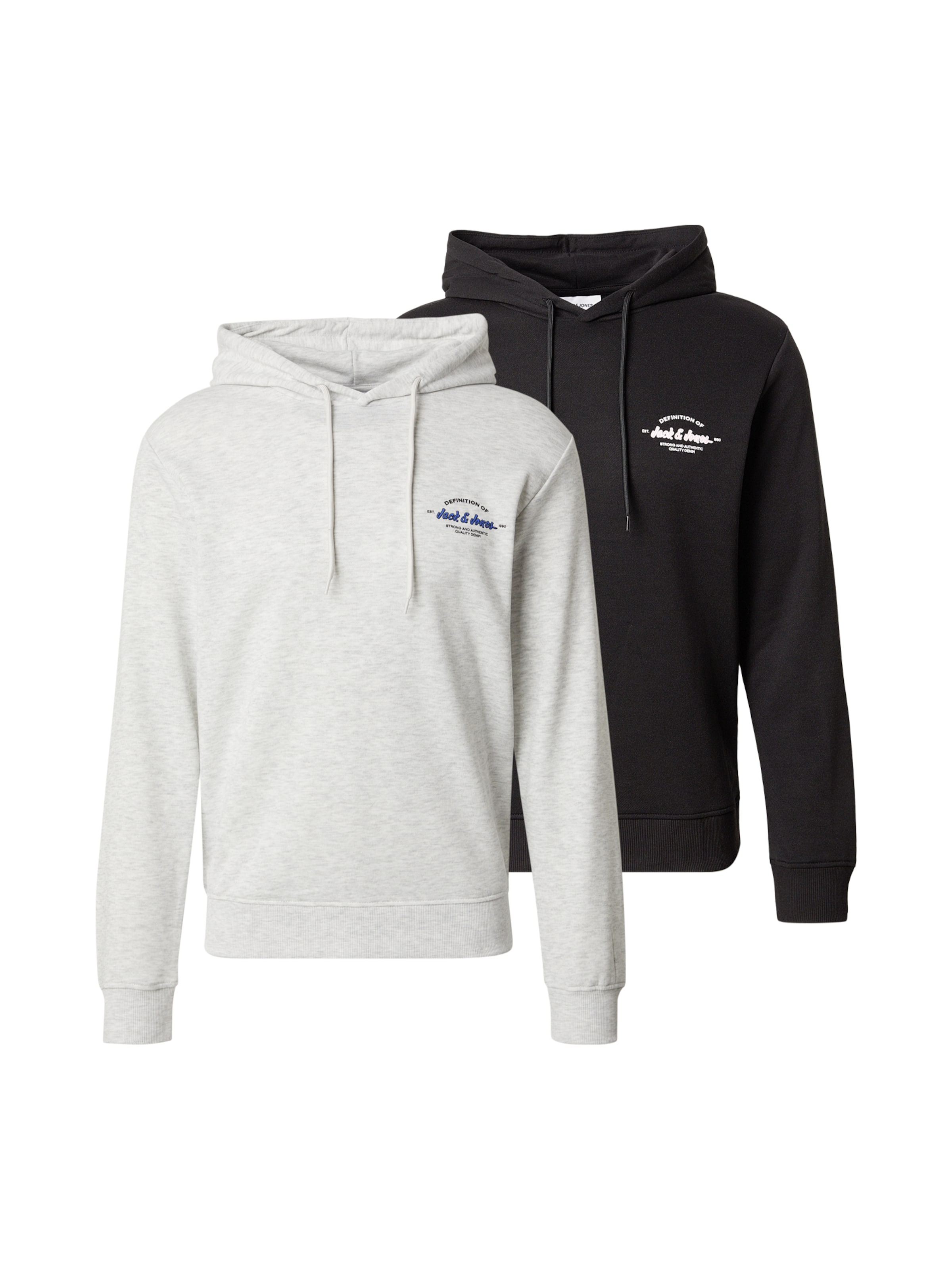 JACK & JONES Bluzka sportowa 'JJBRANDON' w kolorze szary: przód