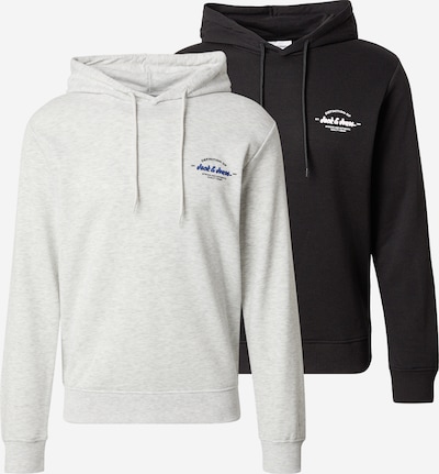 Megztinis be užsegimo 'JJBRANDON' iš JACK & JONES, spalva – mėlyna / šviesiai pilka / juoda / balta, Prekių apžvalga