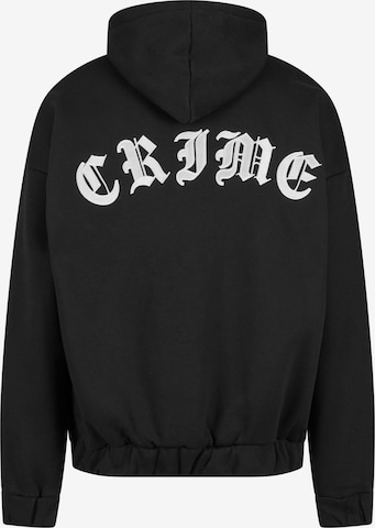 Dropsize Zip-Up Hoodie in Black