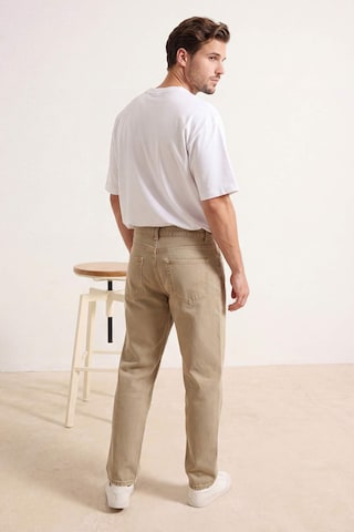 Trendyol Regular Jeans in Beige