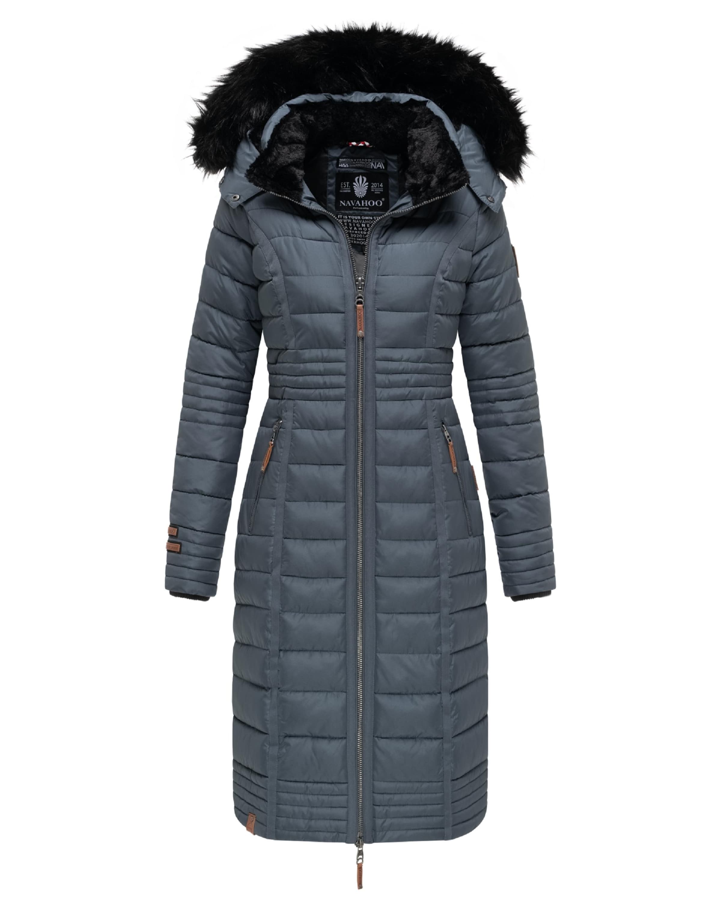 Cappotto invernale 'Umay' di NAVAHOO in blu: frontale