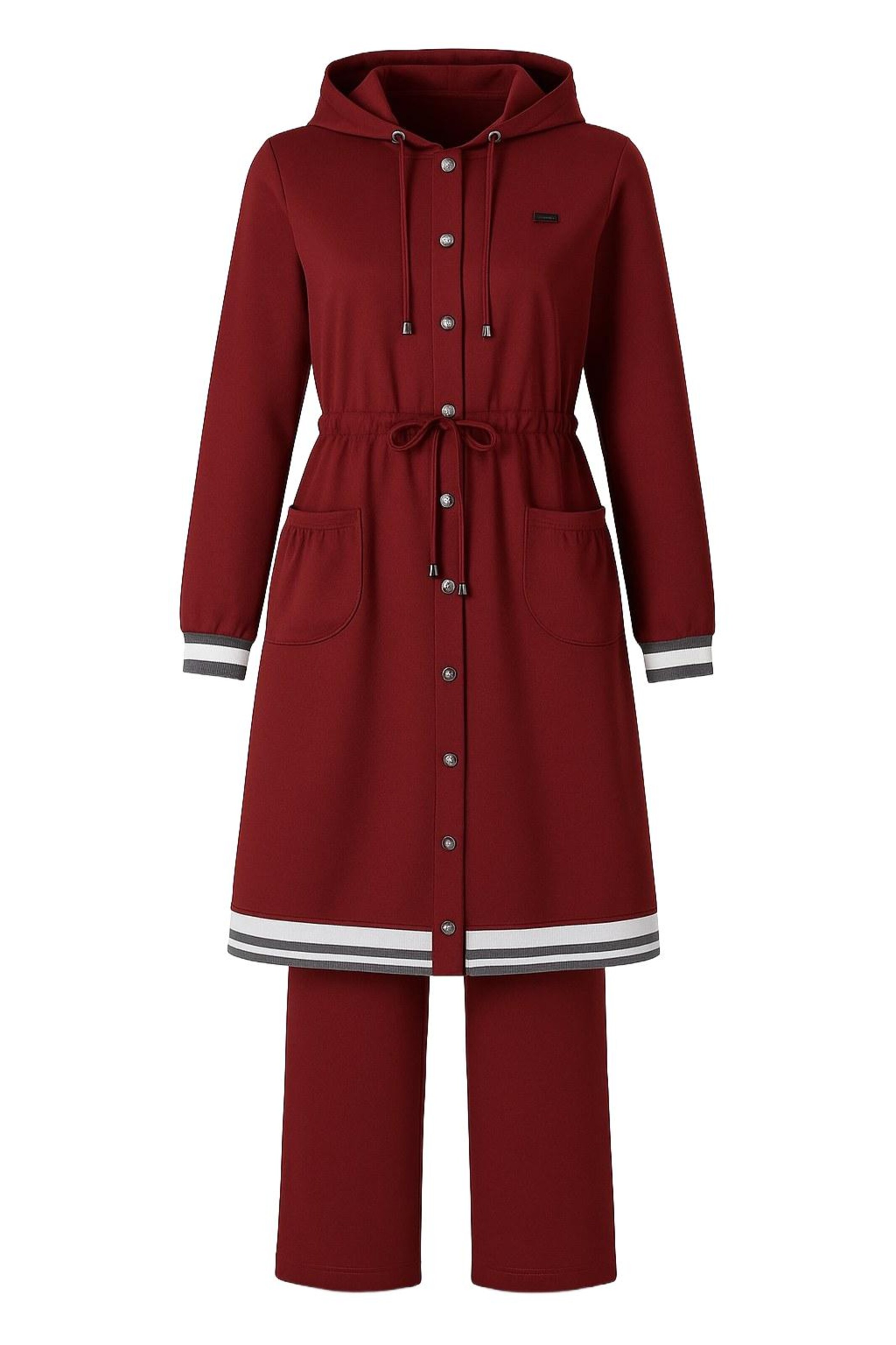 MODAMIHRAM Joggingpak in Rood: voorkant