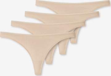 SCHIESSER Thong ' Serie 95-5 ' in Beige: front