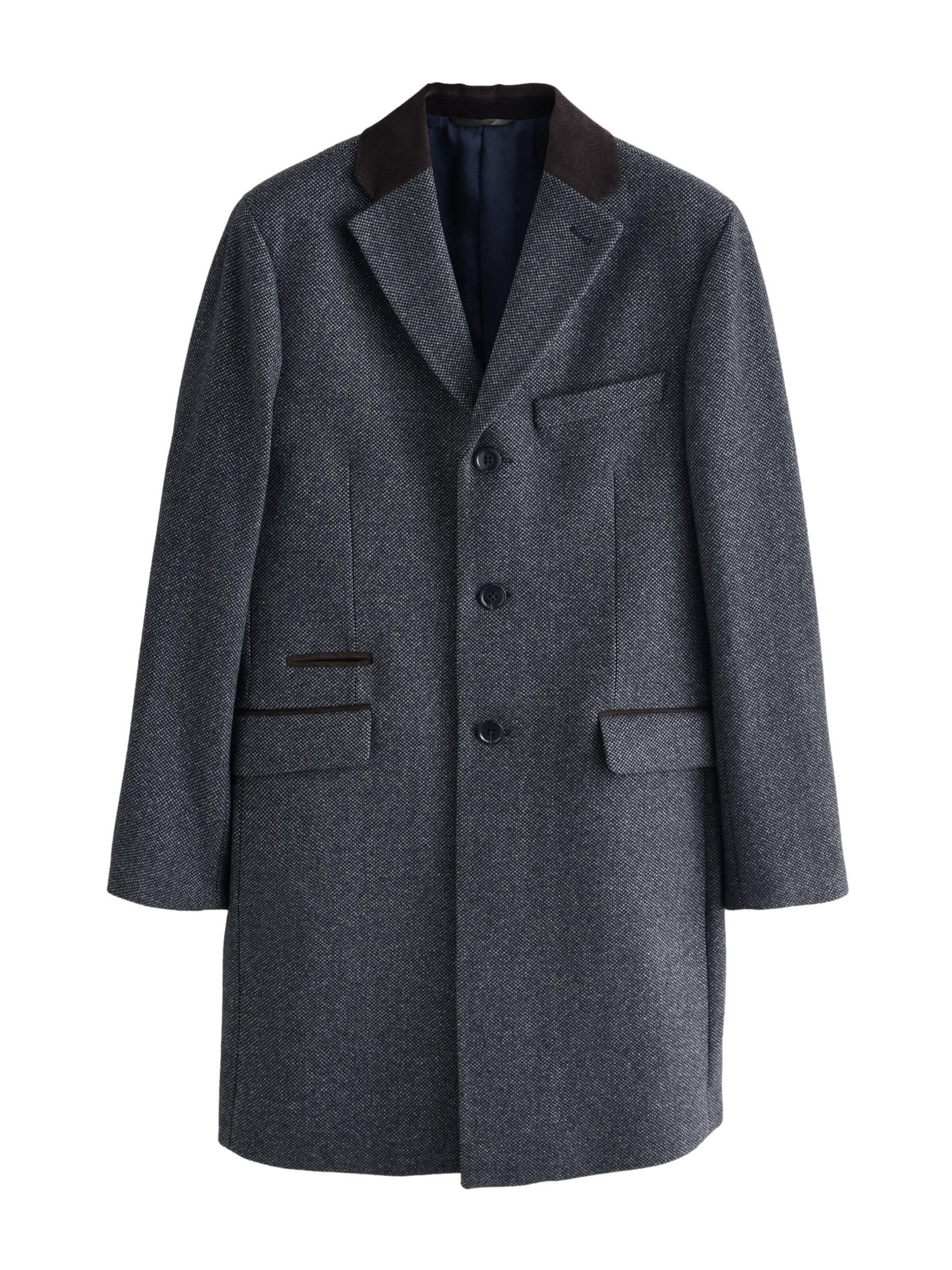 Next Mantel 'Epsom' in Grau: Vorderseite