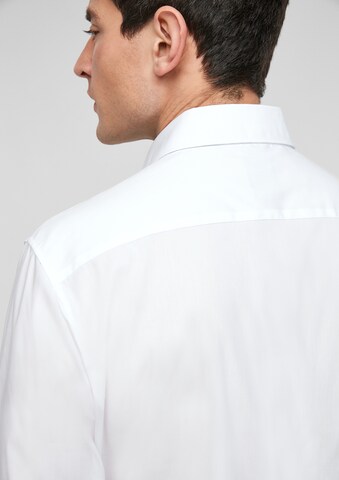 s.Oliver BLACK LABEL Slim fit Button Up Shirt in White