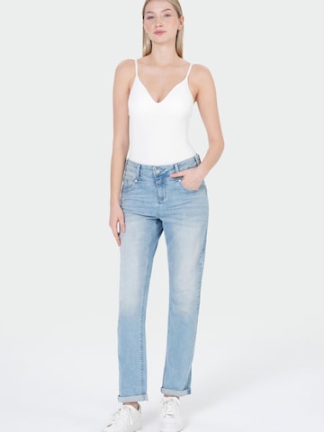 Regular Jean M.O.D MIRACLE OF DENIM en bleu : devant