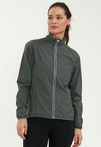 ENDURANCE Athletic Jacket 'Shela' in Green: front