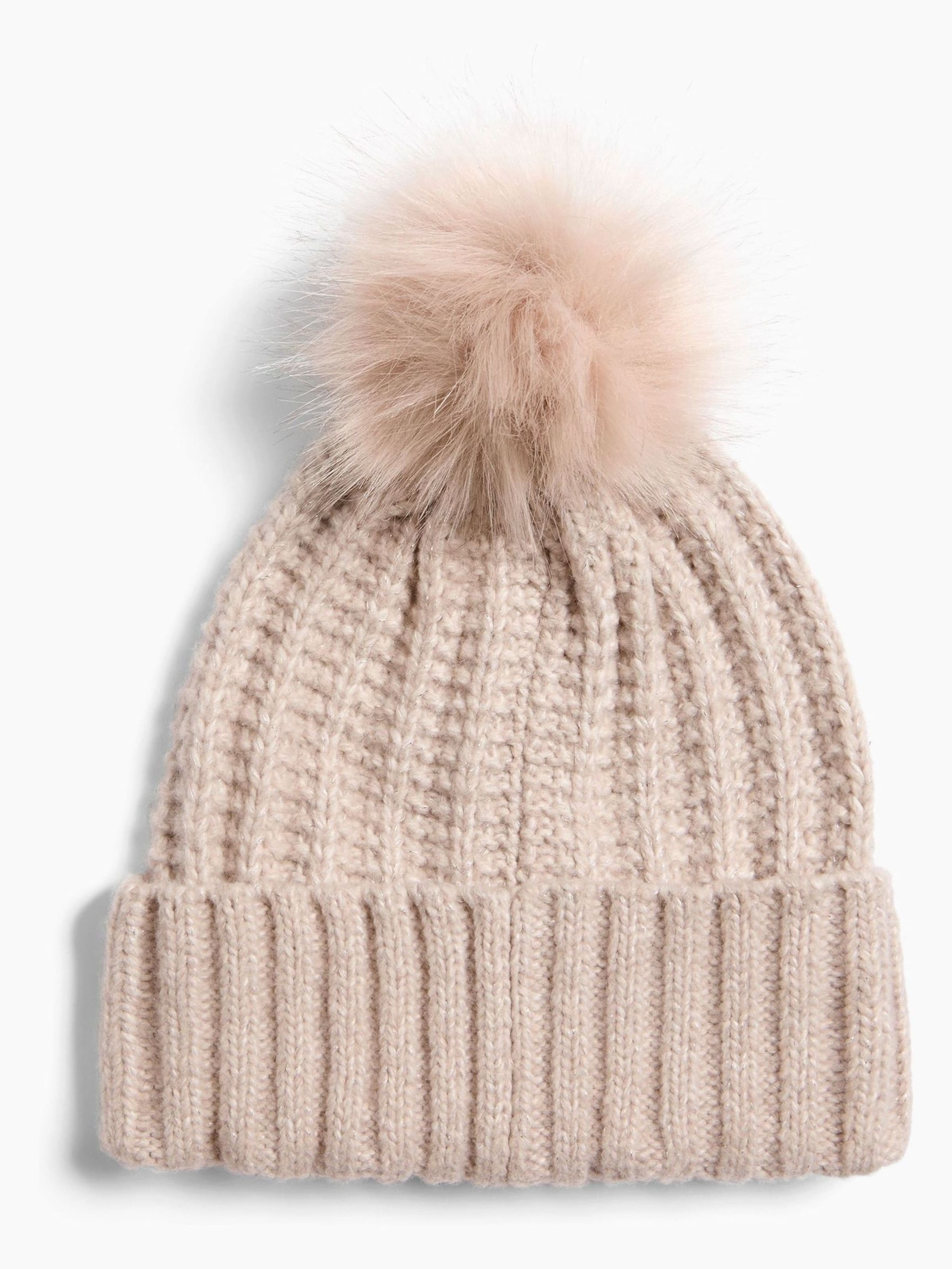 Lipsy Mütze in Beige