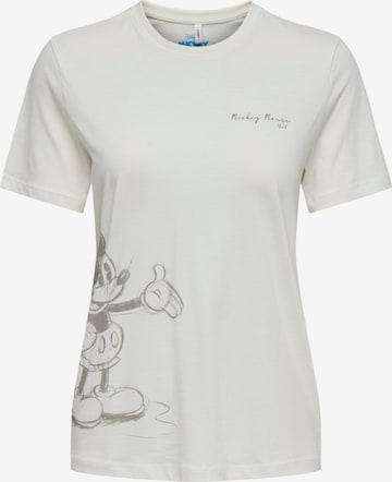 ONLY Shirt 'ONLMICKEY AND MINNIE' in White: front