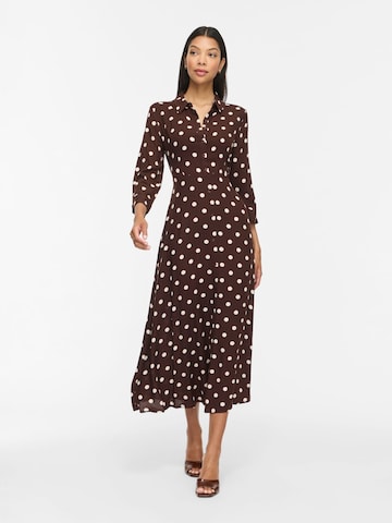 VILA Kleid 'VIAya Paya' in Braun