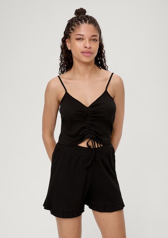 QS Loose fit Trousers in Black