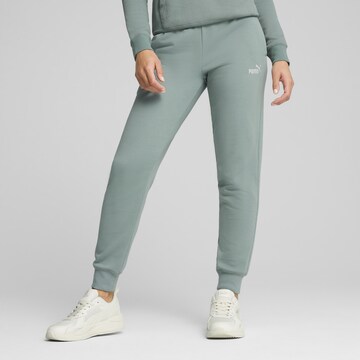 Effilé Pantalon 'Ess No. 1' PUMA en vert : devant