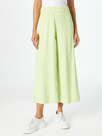 Monki Wide Leg Hose in Grün: Vorderseite