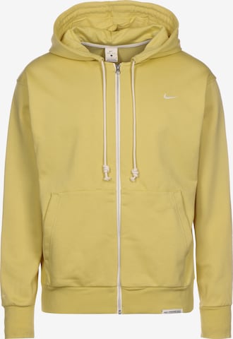 NIKE Sportsweatjacke in Gelb: predná strana