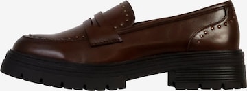 The Divine Factory Slipper in Braun: Vorderseite