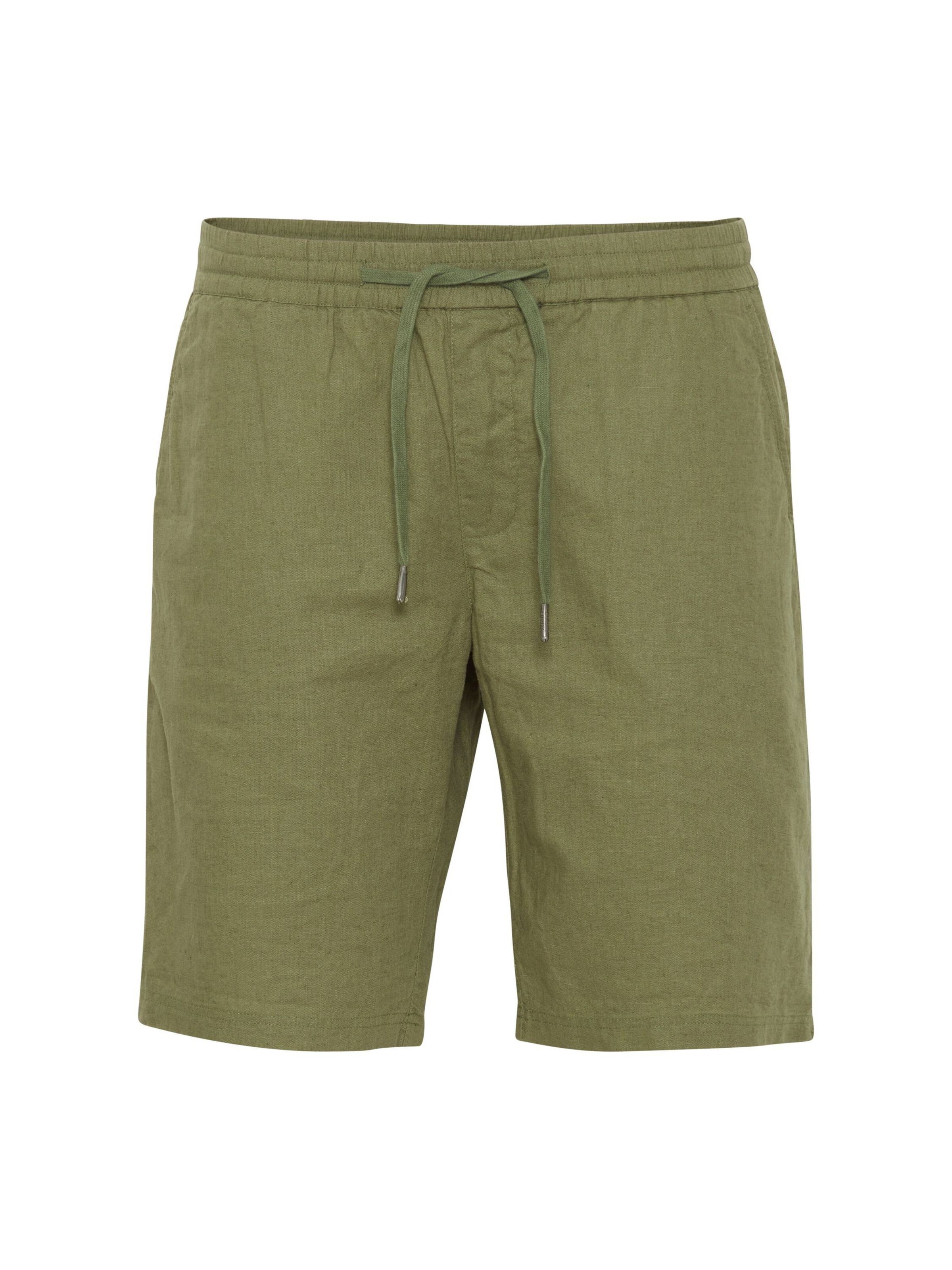 FQ1924 Regular Broek 'Henry' in Groen: voorkant