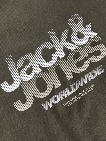 T-Shirt 'JCOECHO' JACK & JONES en vert