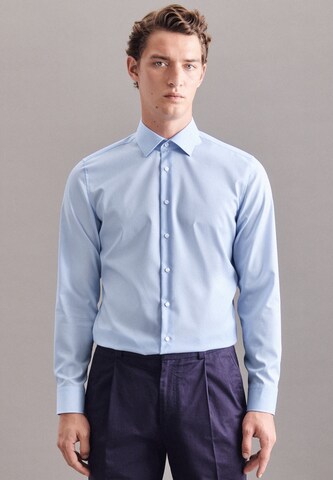 SEIDENSTICKER Slim fit Business Shirt in Blue