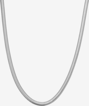 Hey Happiness Kette 'Snake Bold' in Silber: Vorderseite
