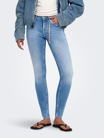 ONLY Skinny Fit Дънки 'ONLWAUW' в синьо: отпред