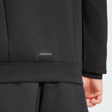 ADIDAS PERFORMANCE Sports sweatshirt 'Designed For Training' in Black