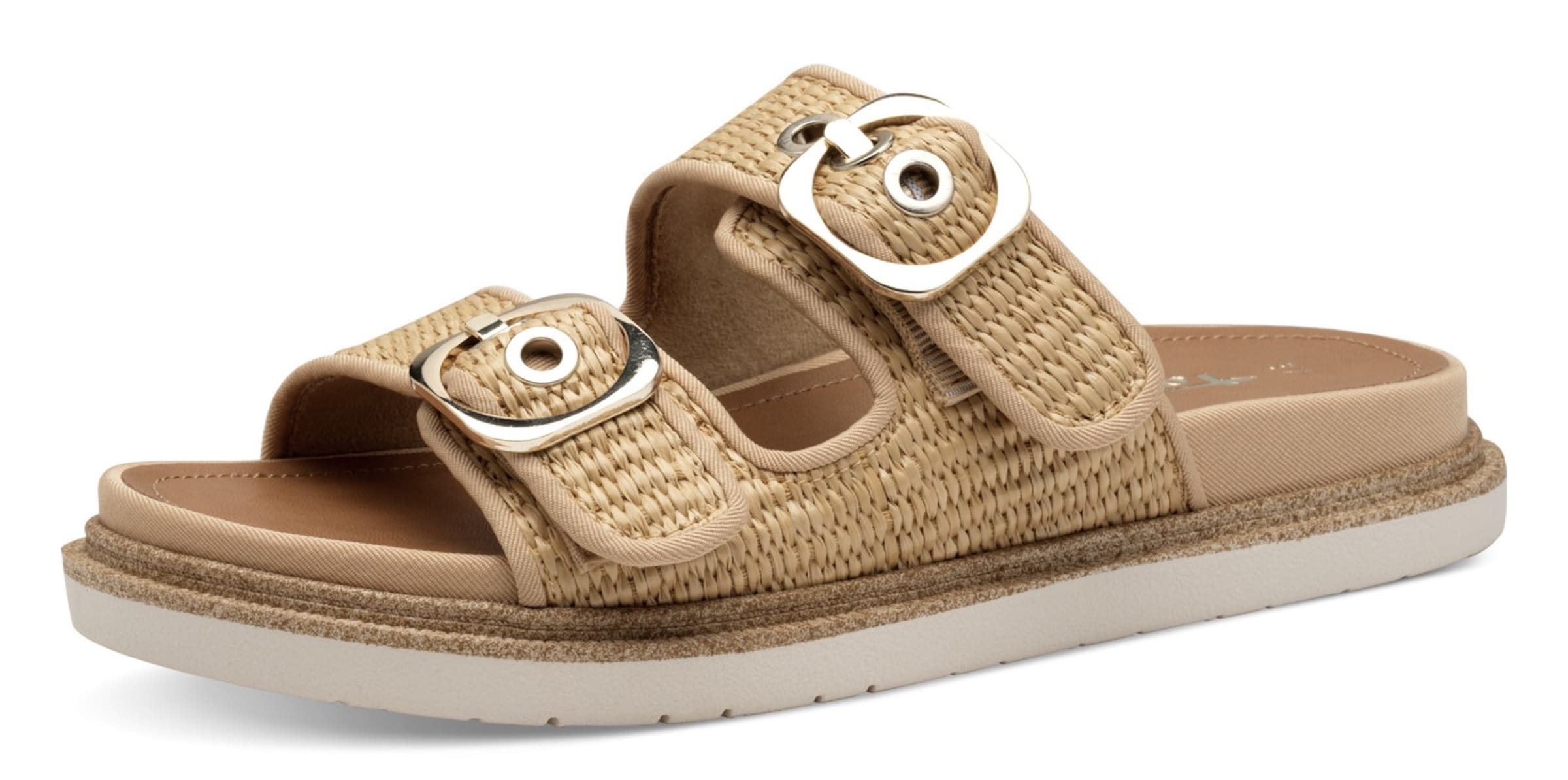 Mule Tamaris en marron : devant