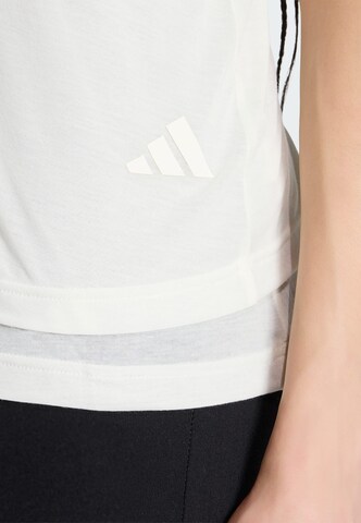 Top sportivo 'Soft Lux' di ADIDAS SPORTSWEAR in bianco