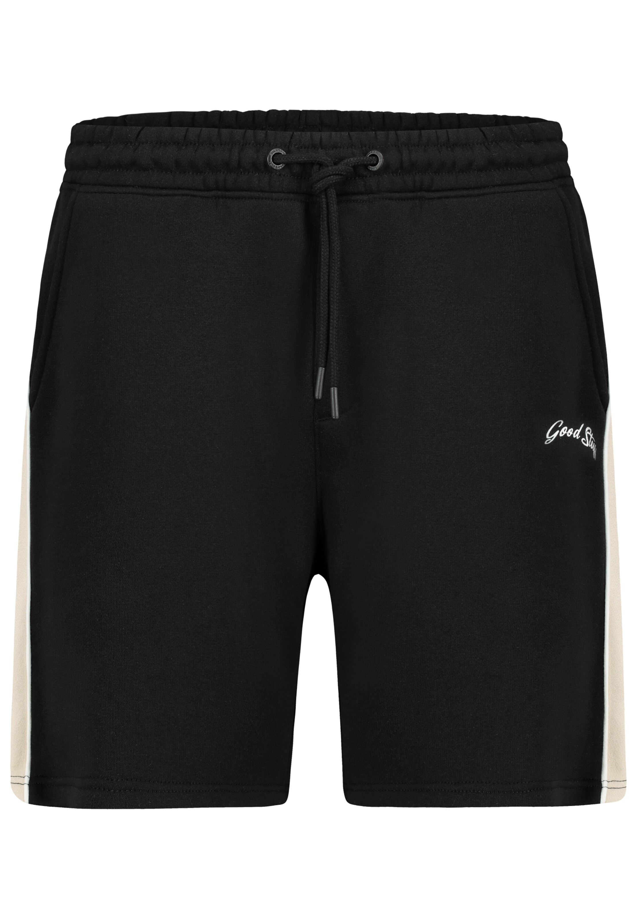 Sublevel Shorts in Schwarz: Vorderseite