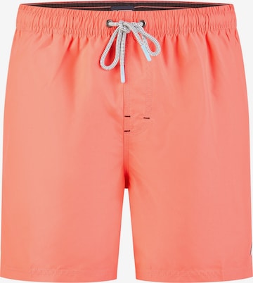 Happy Shorts Board Shorts in Red: front