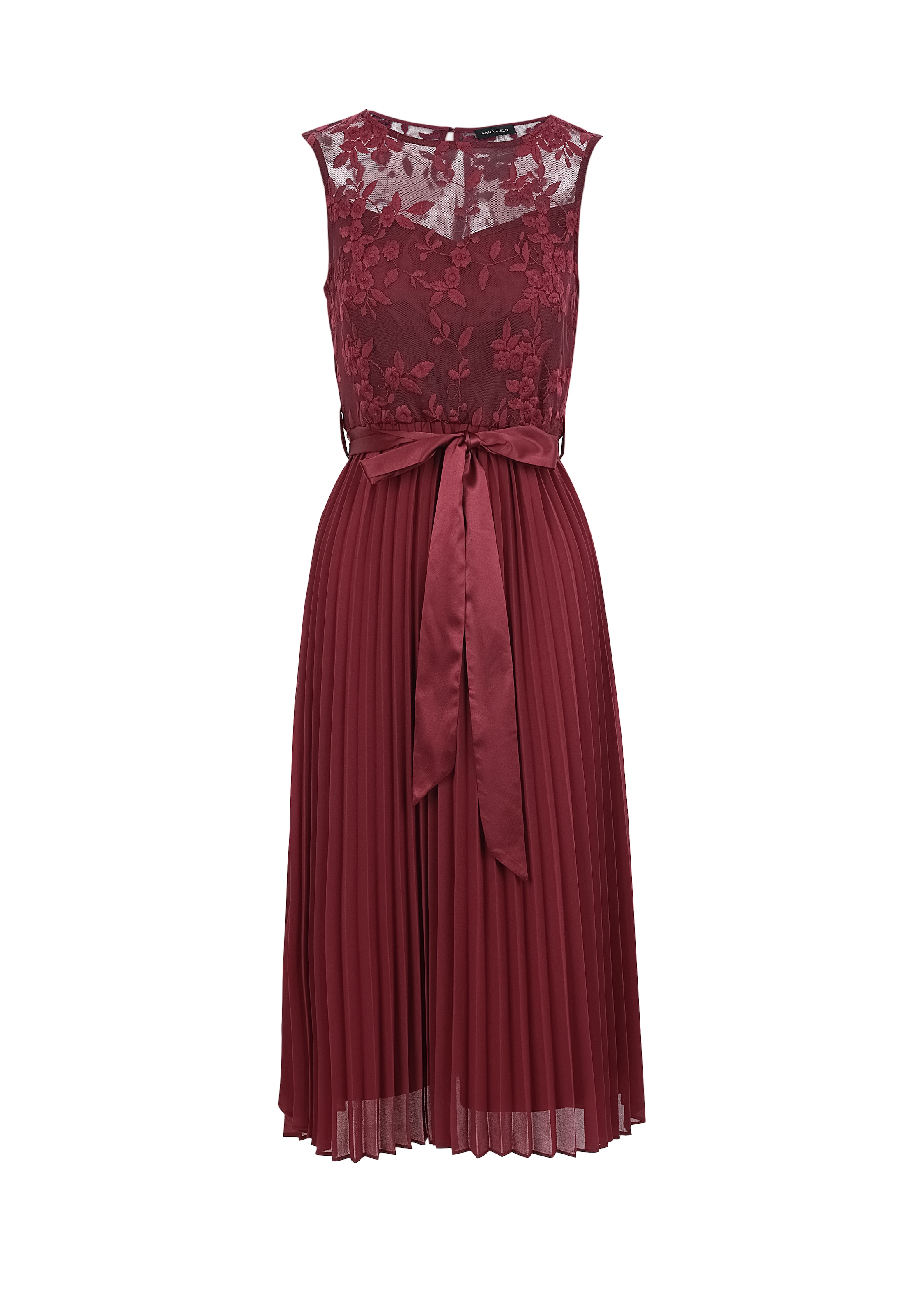 Anna Field Jurk in Rood: voorkant