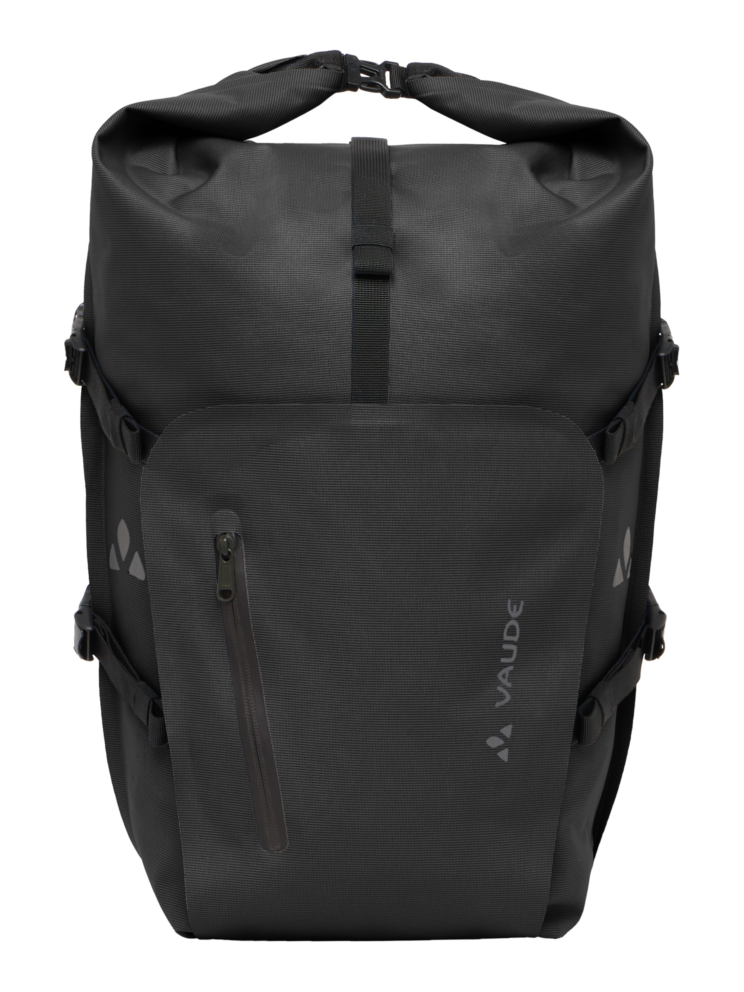 VAUDE Hinterradtasche 'Free Cargo' in Schwarz: Vorderseite