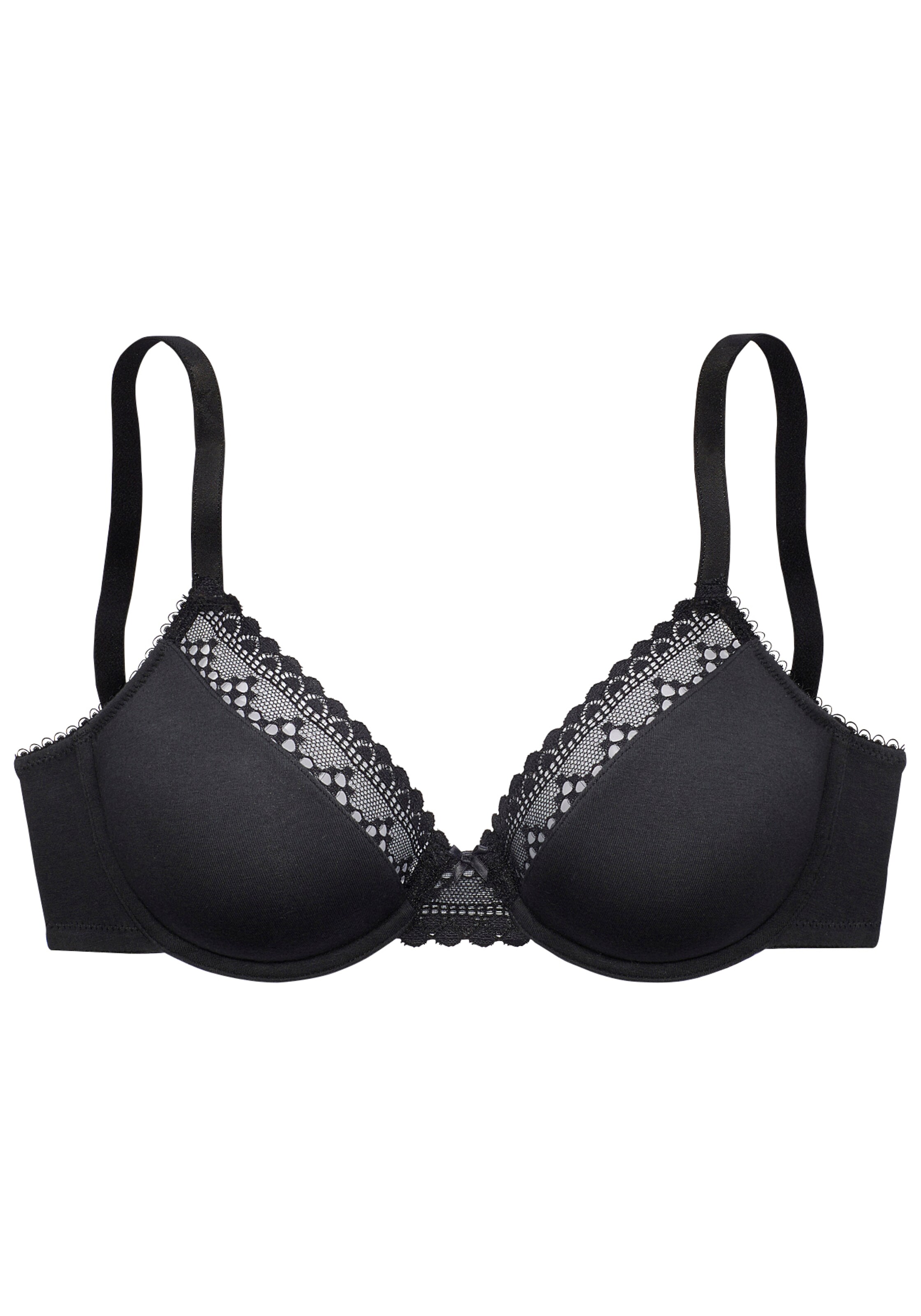 Invisible Soutien-gorge LASCANA en noir : devant
