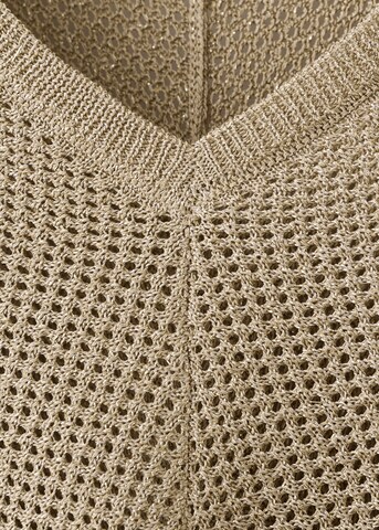 MANGO Sweater 'Sunny-a' in Gold