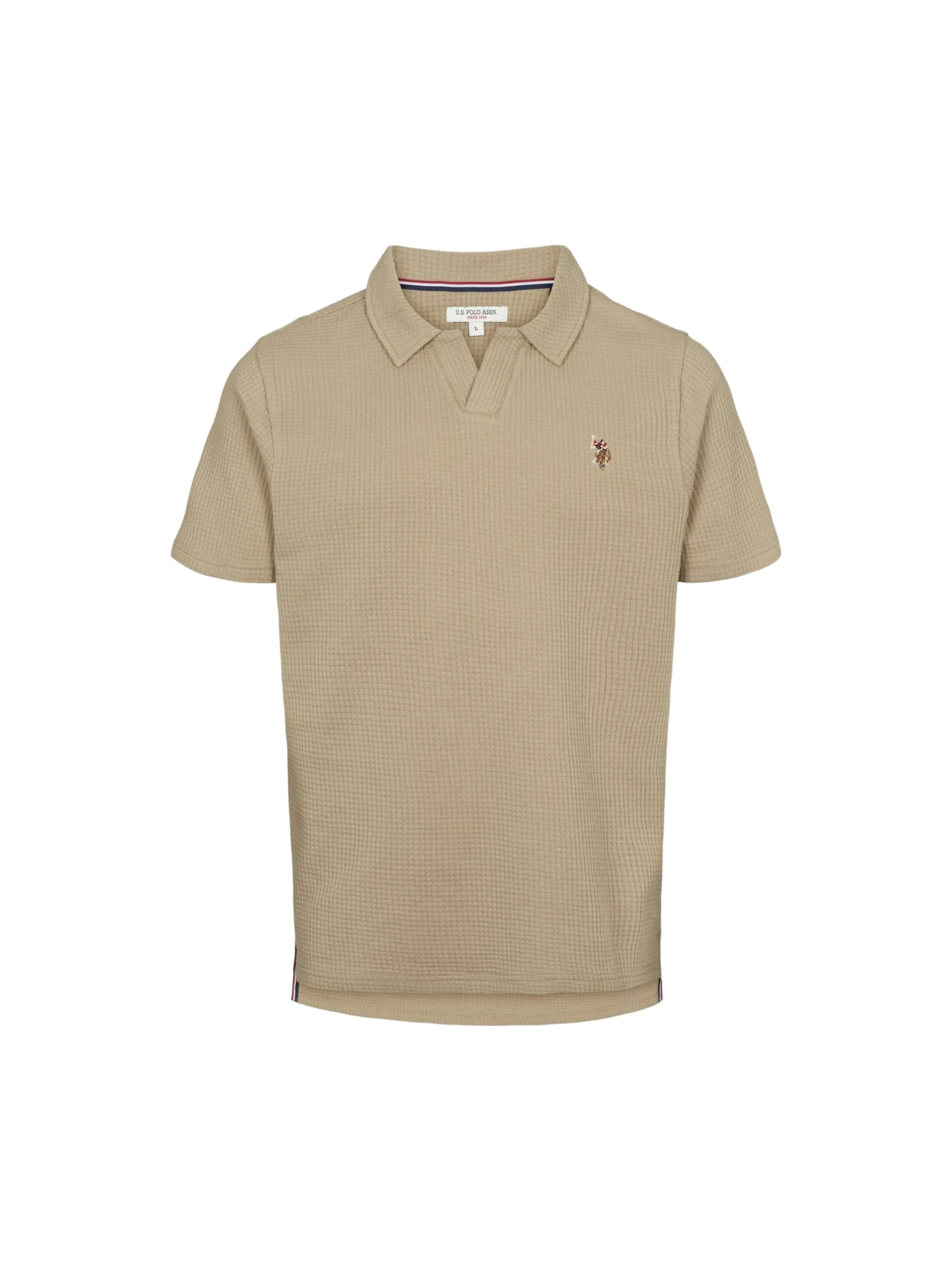 U.S. POLO ASSN. Regular Fit Skjorte ' Costa ' i beige: forside