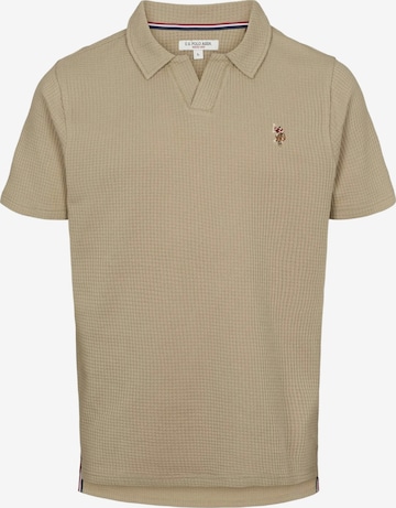 U.S. POLO ASSN. Regular Fit Skjorte ' Costa ' i beige: forside