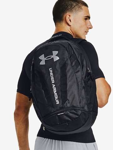 UNDER ARMOUR Sports Backpack 'Hustle 5.0' in Black: front
