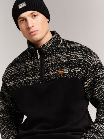 PROTEST Sports sweatshirt 'PRTPublic' in Black