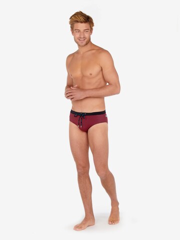 Maillot de bain 'Corbiere' HOM en rouge : devant