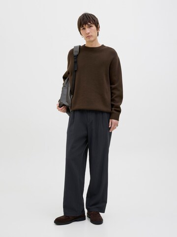 JACK & JONES - Pierna ancha Pantalón en negro
