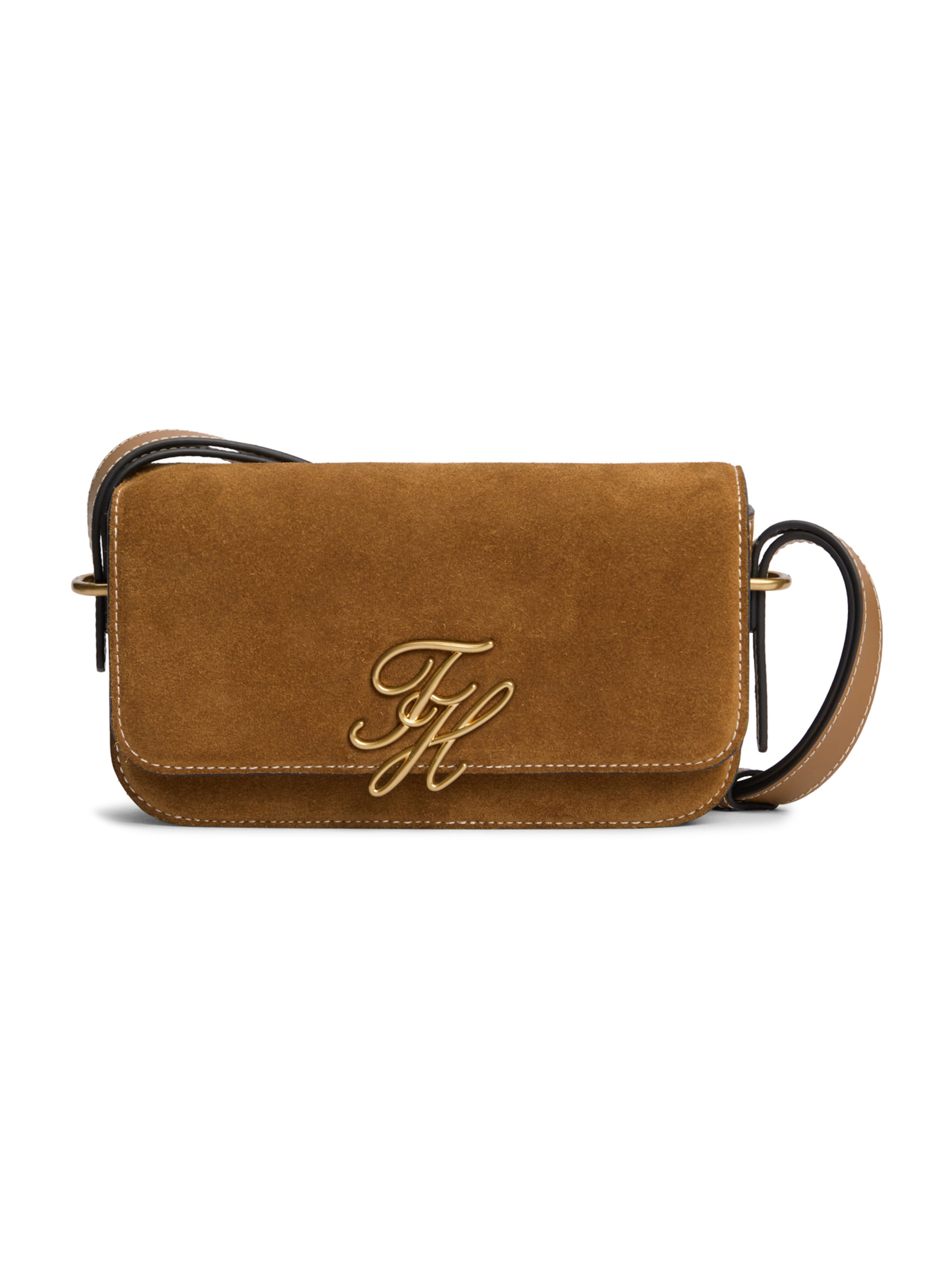 Sac à bandoulière TOMMY HILFIGER en marron : devant