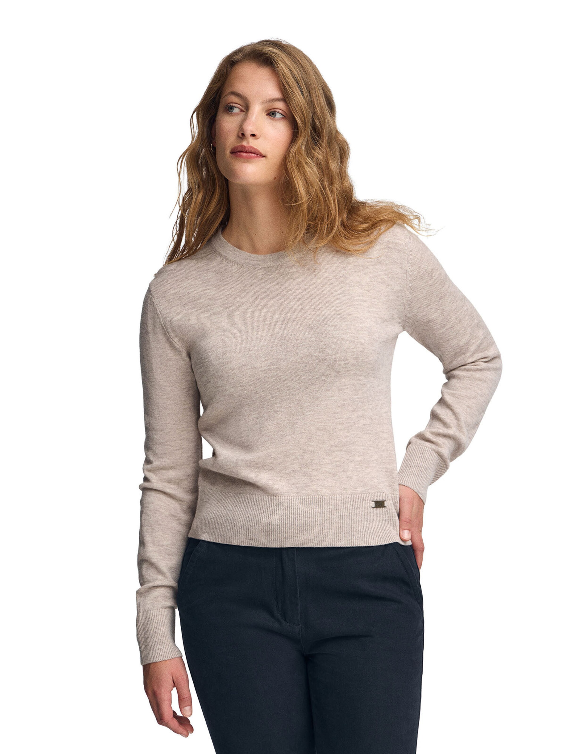 Polo Club Sweater in Beige: front