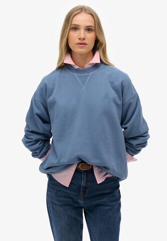 Superdry Sweatshirt in Blauw: voorkant