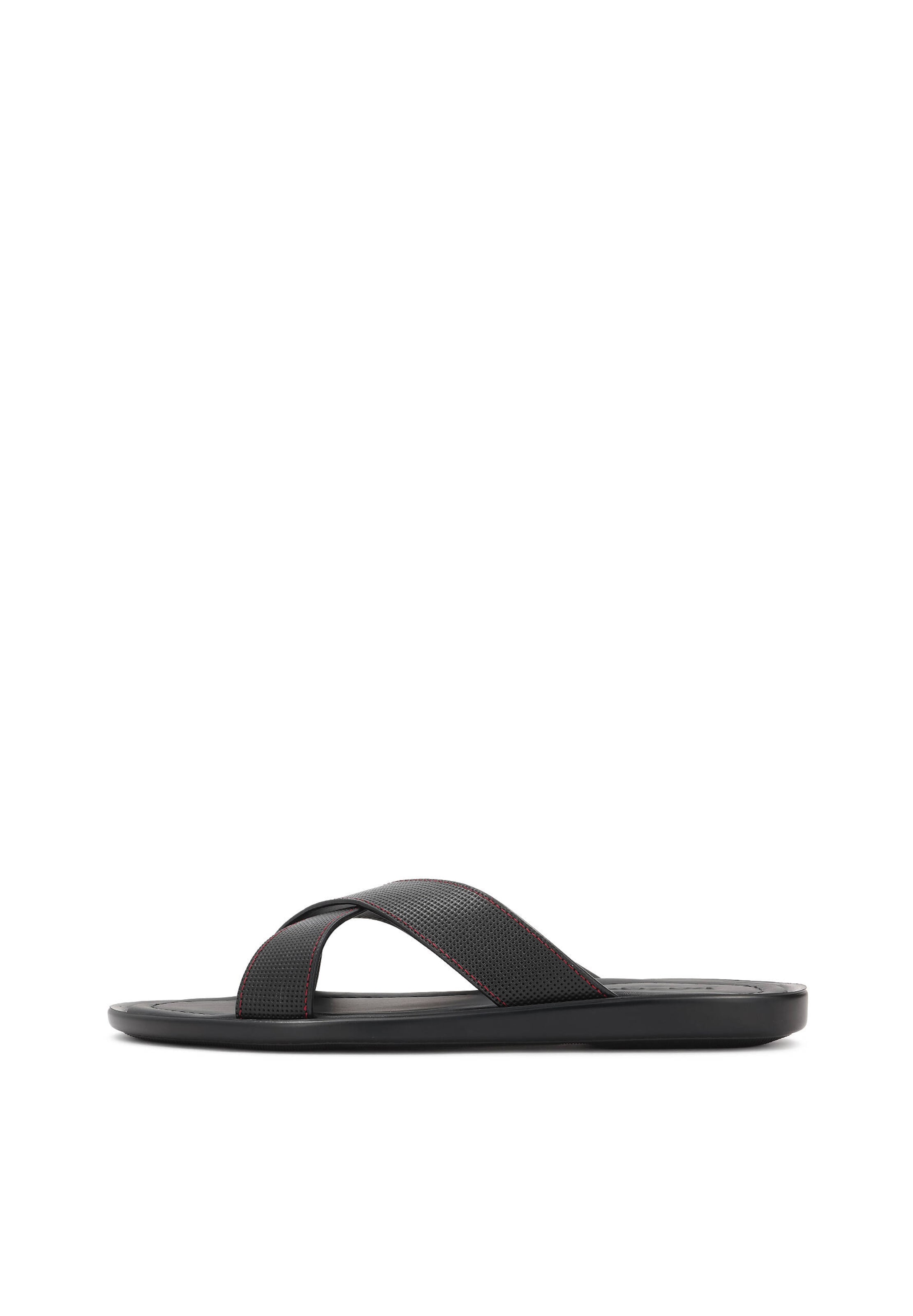 Kazar Pantolette in Schwarz: Vorderseite