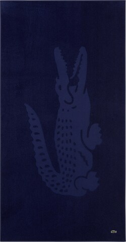 LACOSTE Beach Towel in Blue: front