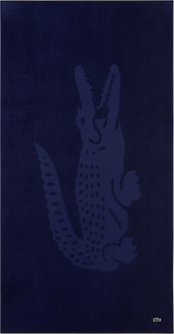 LACOSTE Beach Towel in Blue: front